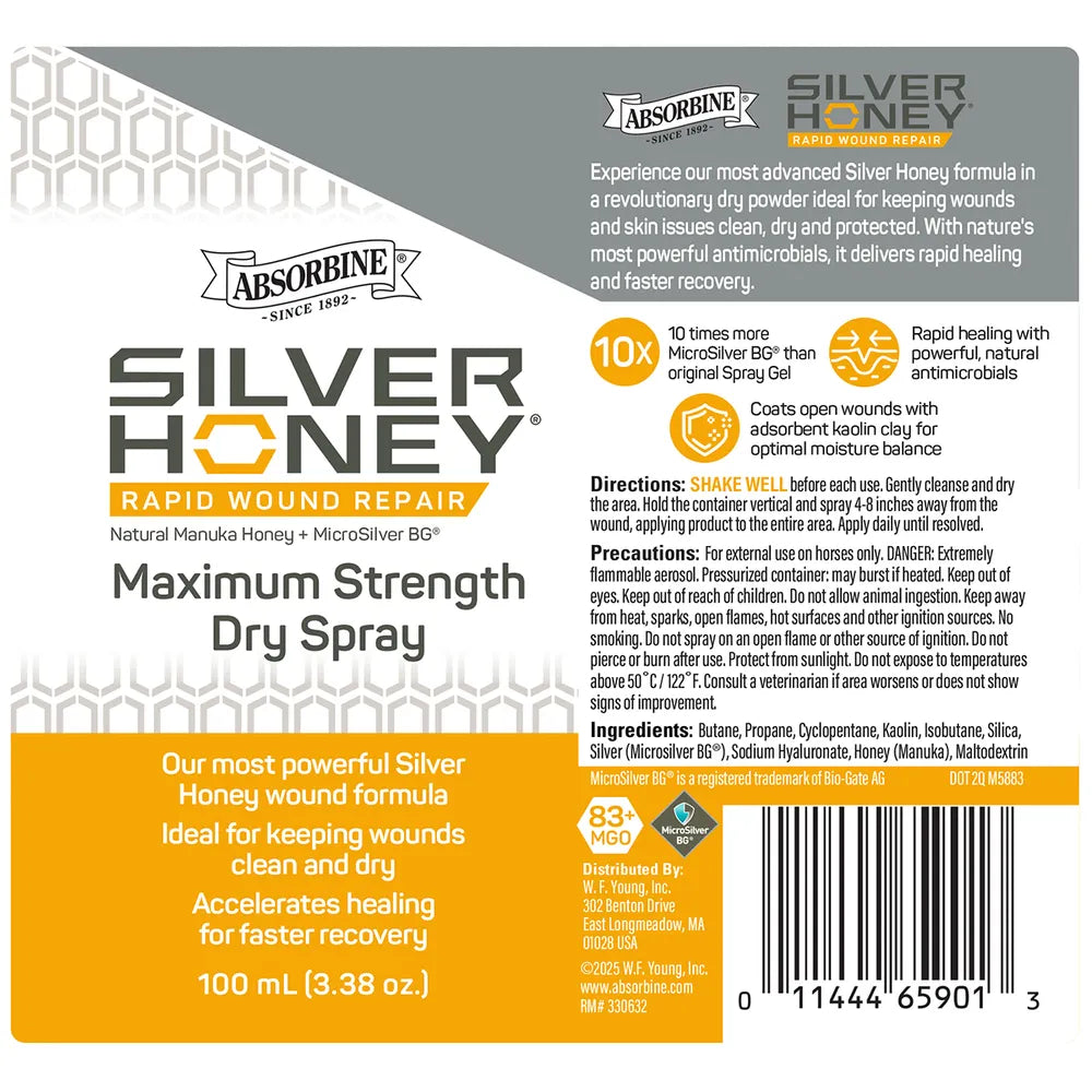 Silver Honey Dry Wound Spray - Equine Exchange Tack Shop