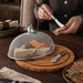 Cow Head 3 Piece Picnic Cheese Board / Spreader  