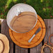 Cow Head 3 Piece Picnic Cheese Board / Spreader  