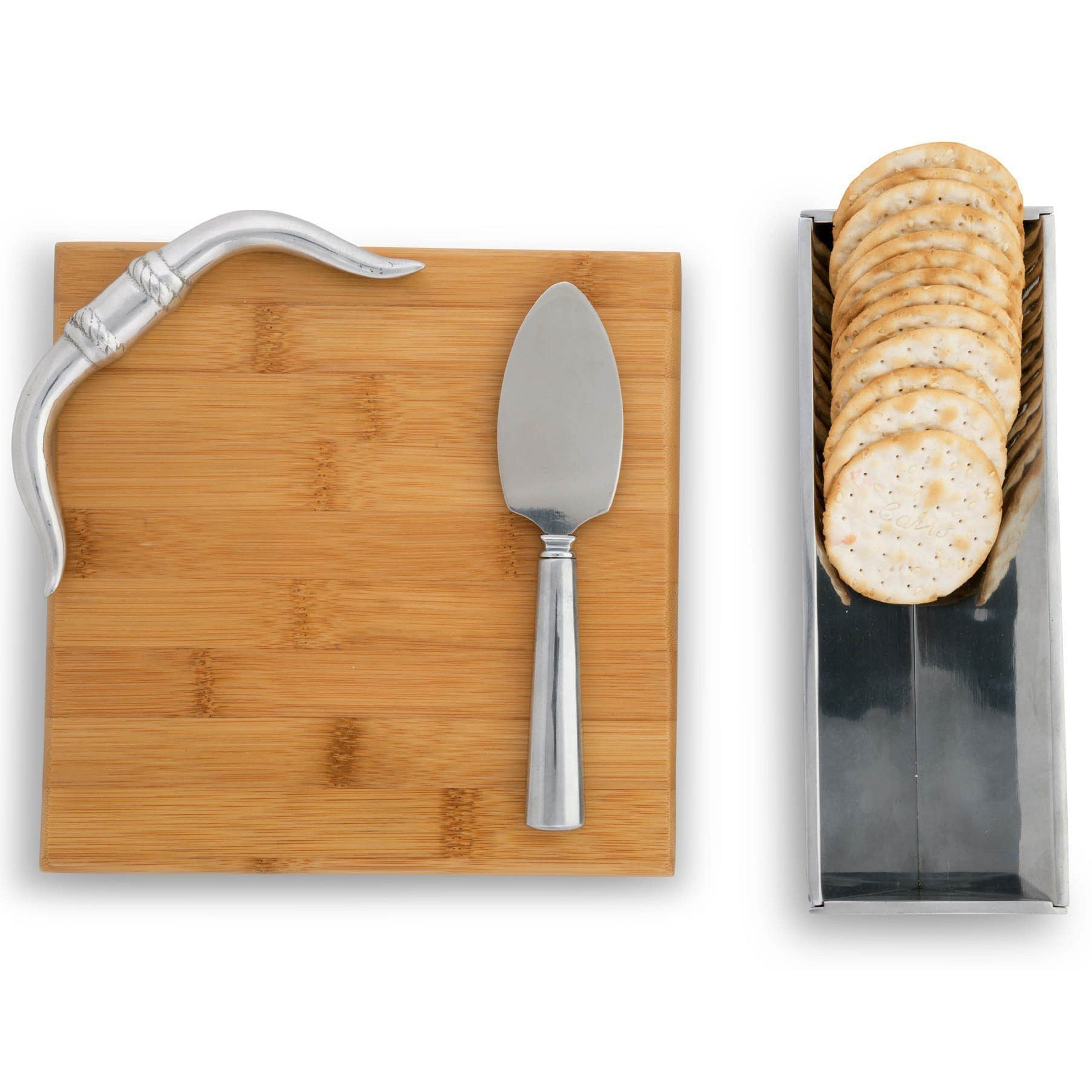 Longhorn Bamboo Cheese Set  