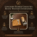 Longhorn Bamboo Cheese Set  