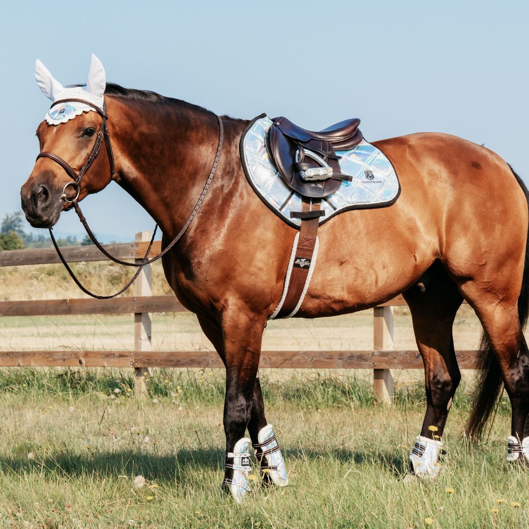 Holographic Saddle Pad Set - Equine Exchange Tack Shop