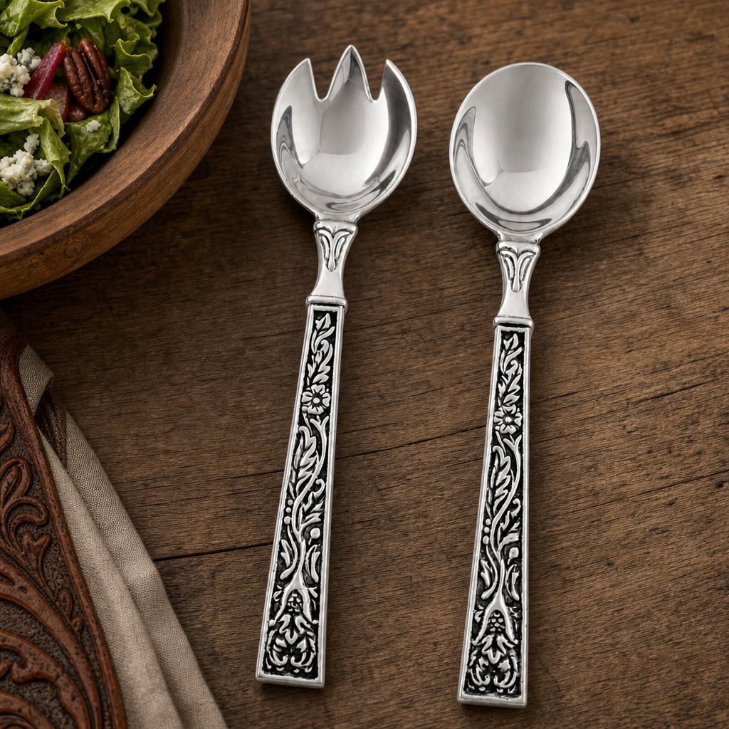 Concho Pattern Serving Set  