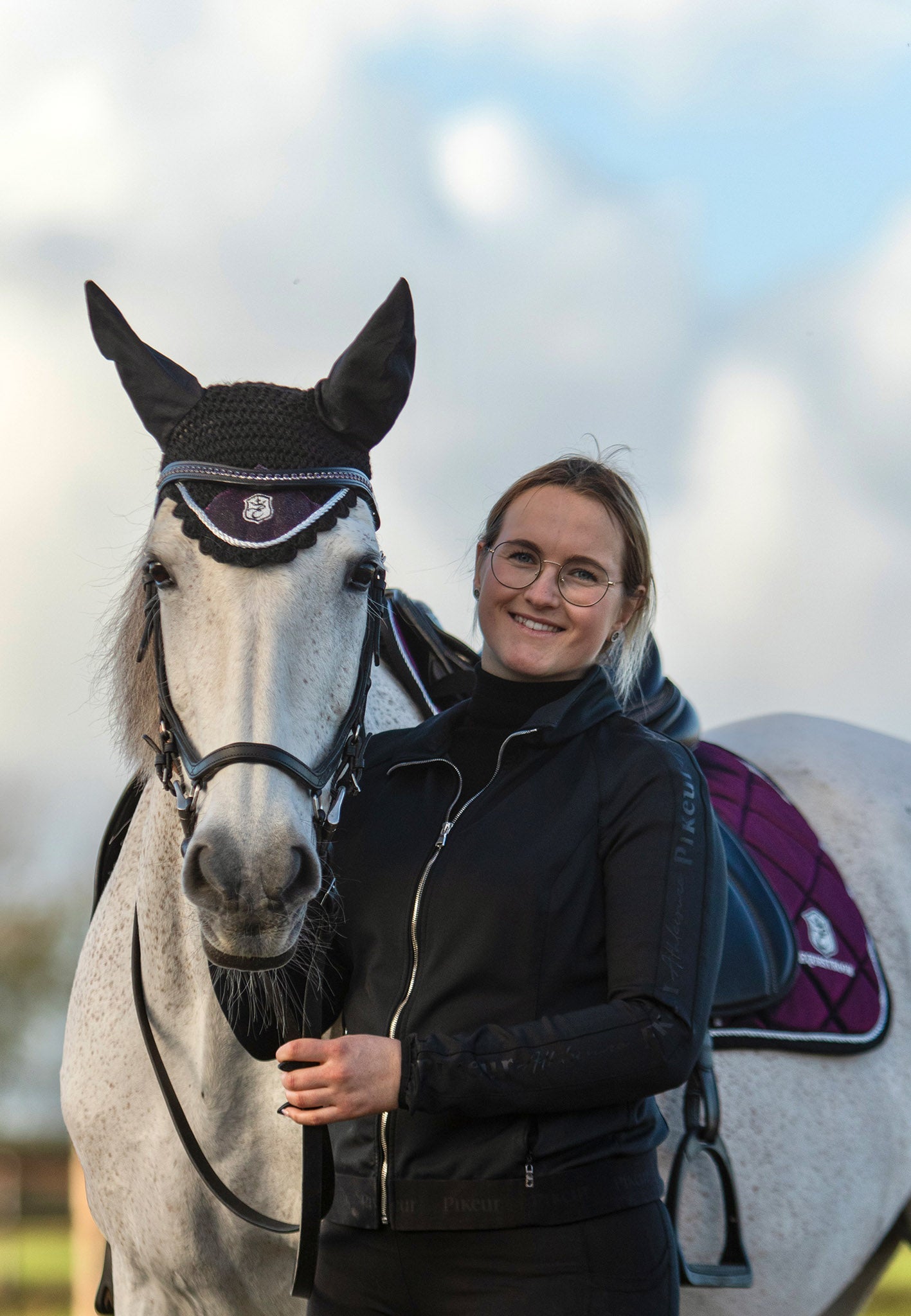 Ultraviolet Fly Hat - Equine Exchange Tack Shop