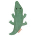 ExionPro Natural Leather Crocodile Dog Toy with Non Toxic Fiber Stuffing- Green Color - Equine Exchange Tack Shop