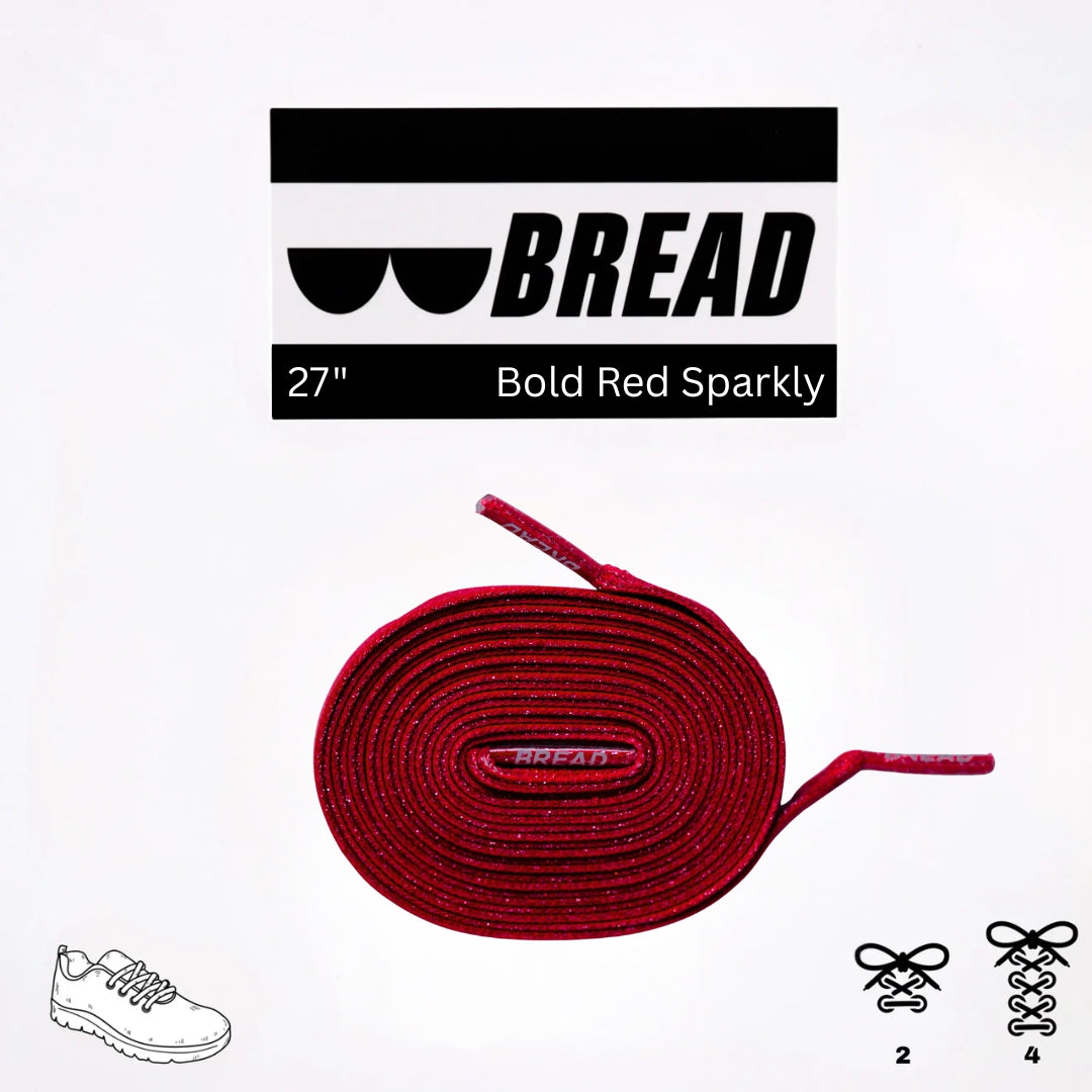 Bold Red Elastic Shoelaces  