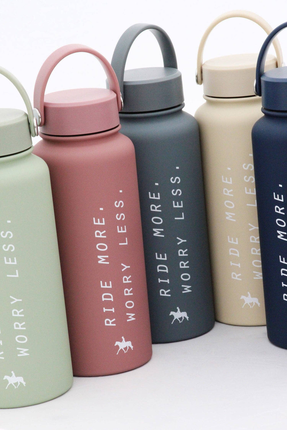 Ride More Worry Less Water Bottle - Equine Exchange Tack Shop