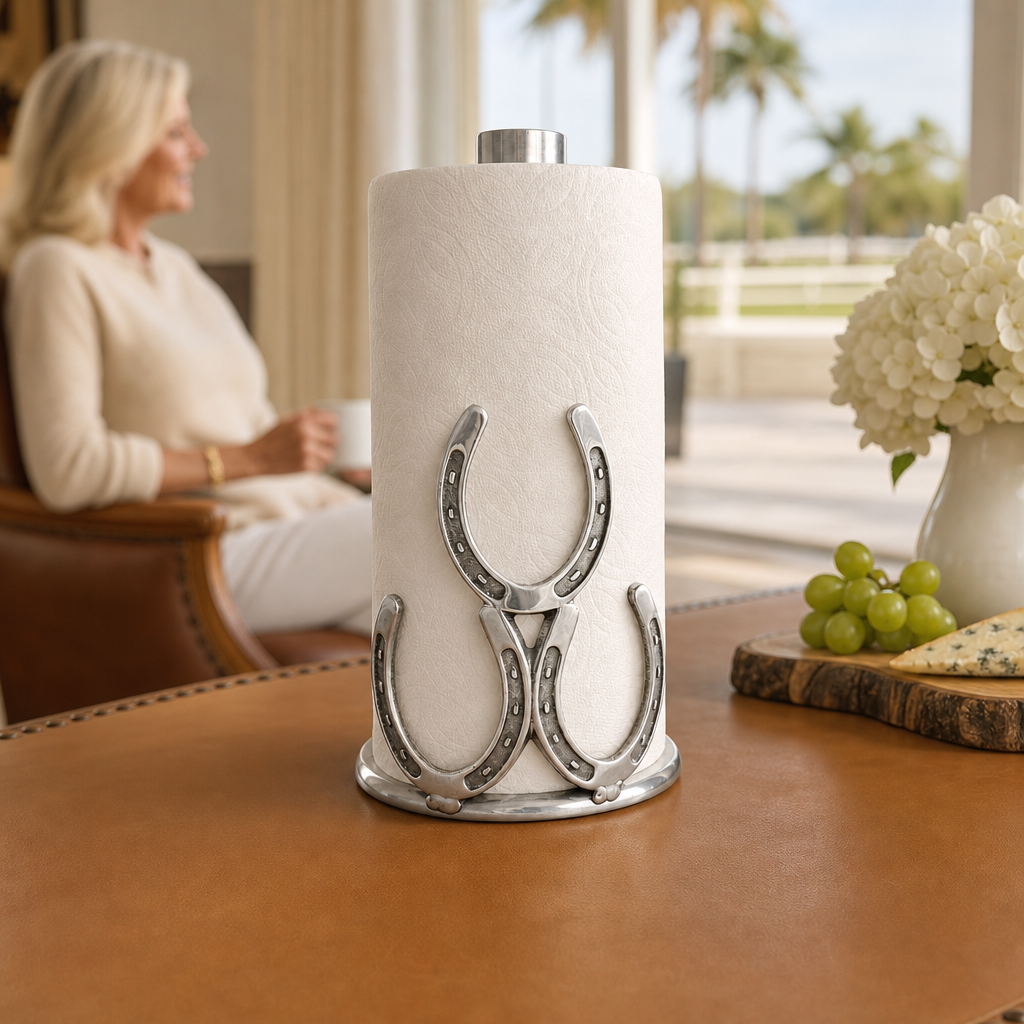 Horseshoe Towel Holder