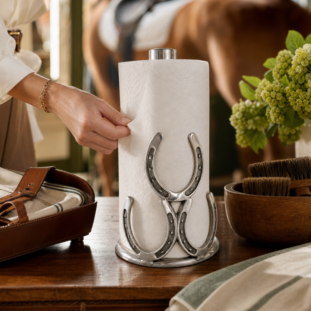 Horseshoe Towel Holder