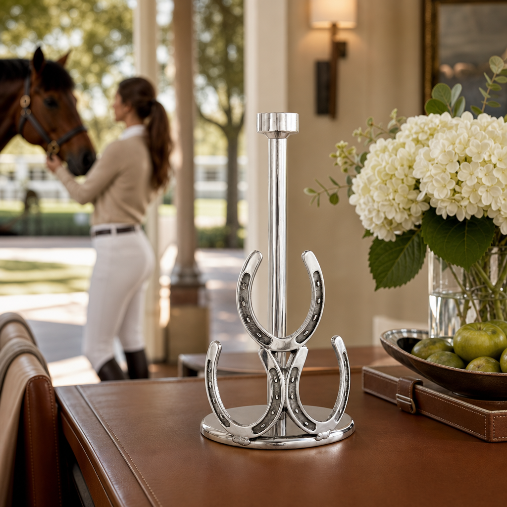 Horseshoe Towel Holder
