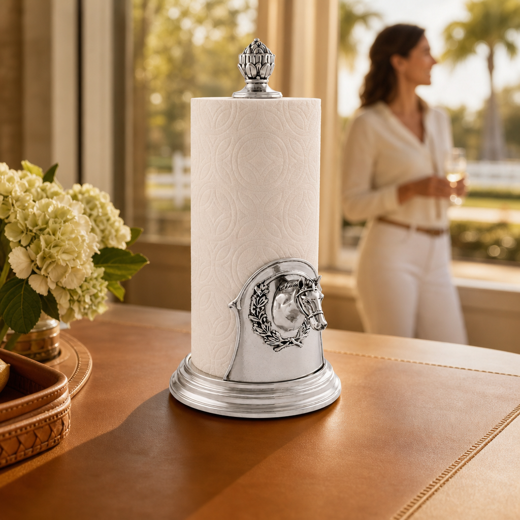 Horse Head Paper Towel Holder