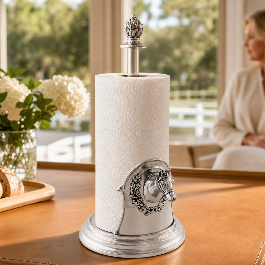 Horse Head Paper Towel Holder