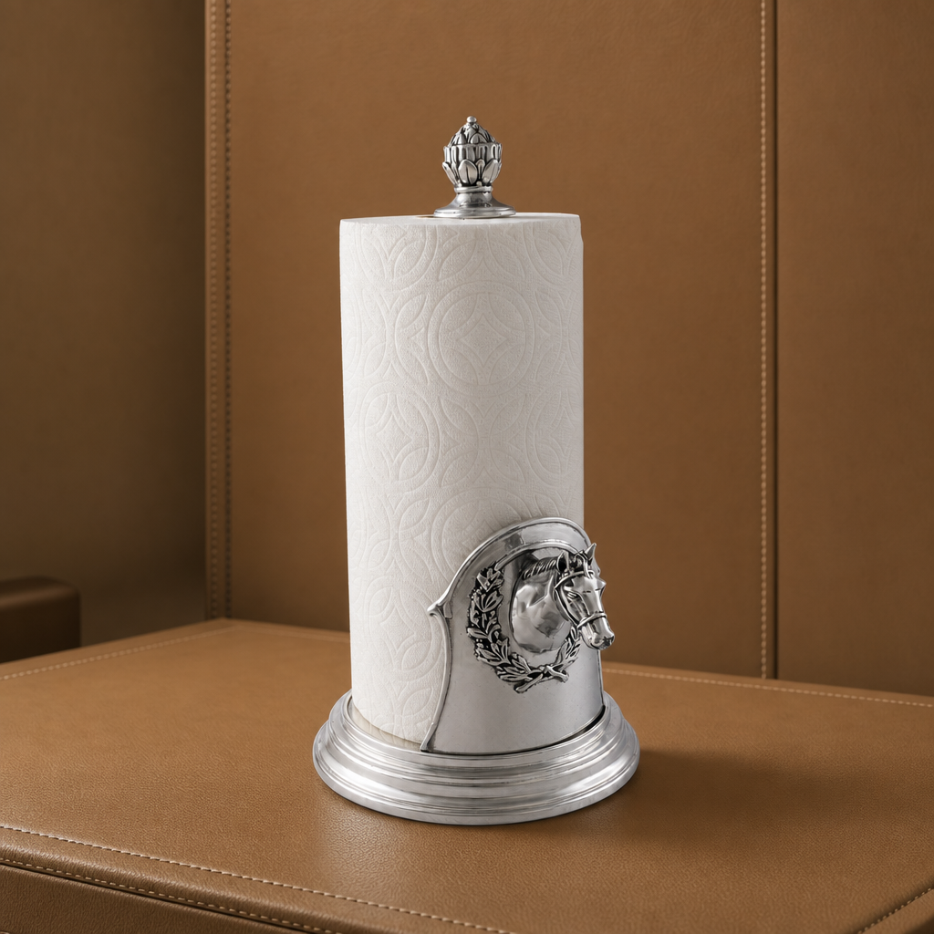 Horse Head Paper Towel Holder  