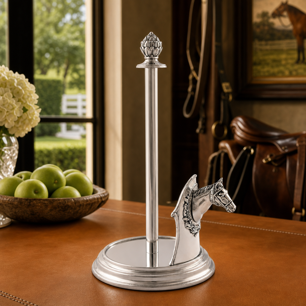 Horse Head Paper Towel Holder