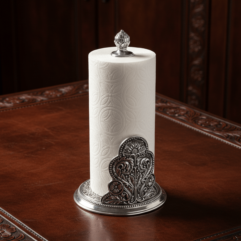 Concho Pattern Paper Towel Holder  