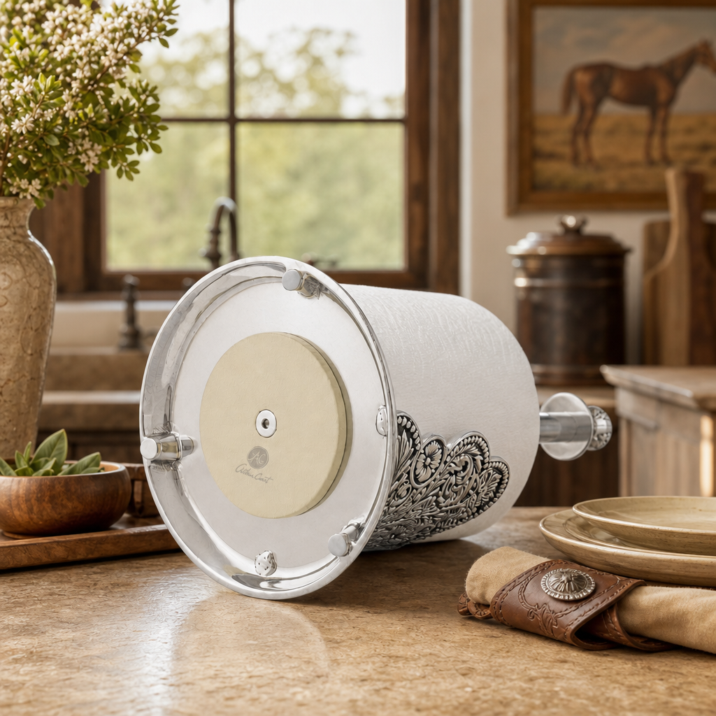 Concho Pattern Paper Towel Holder  