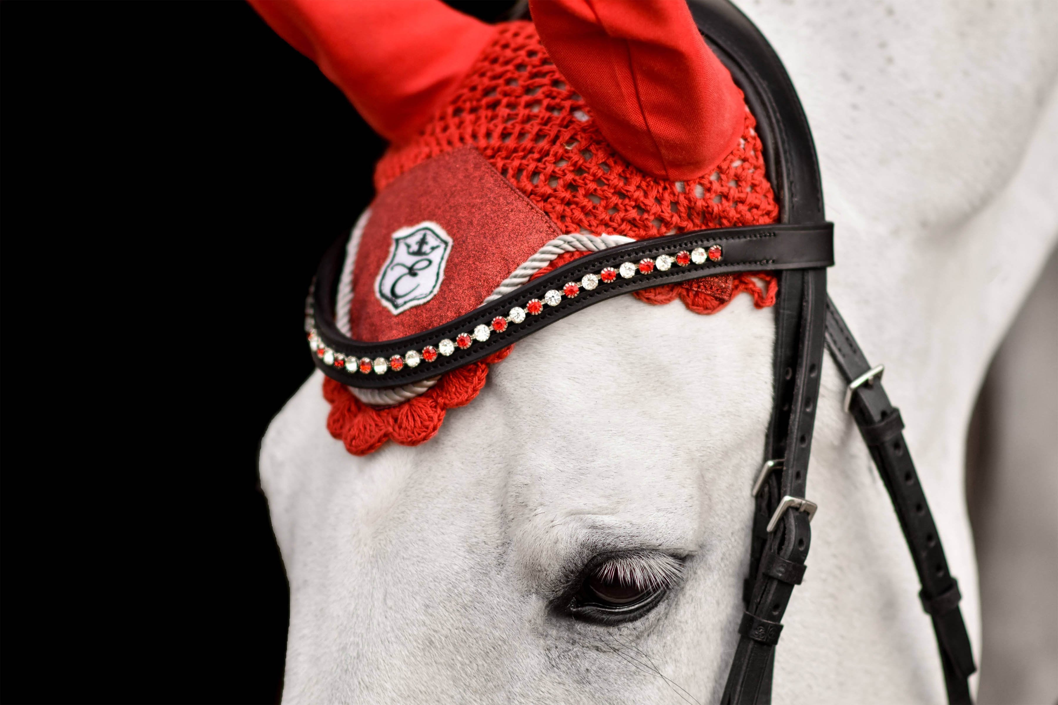 Scarlet Red Saddle Pad Set - Equine Exchange Tack Shop