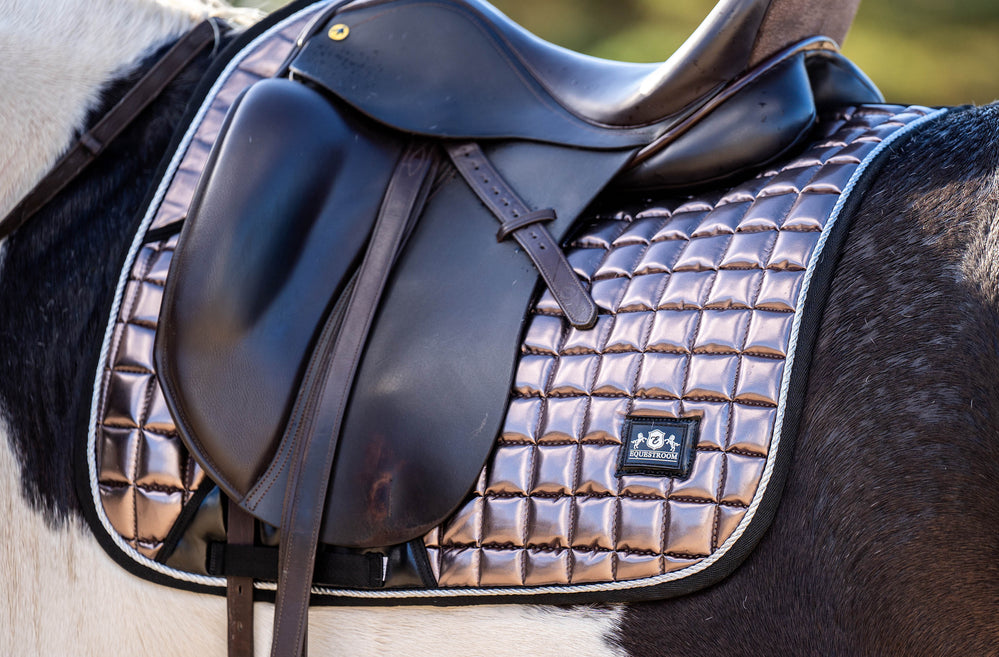 Spaceship Grey Saddle Pad - Equine Exchange Tack Shop