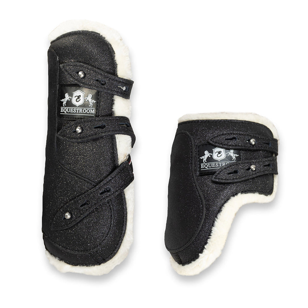 Midnight Black Open-Front Boots - Equine Exchange Tack Shop