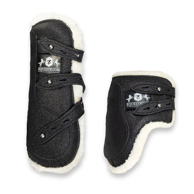 Midnight Black Open-Front Boots - Equine Exchange Tack Shop