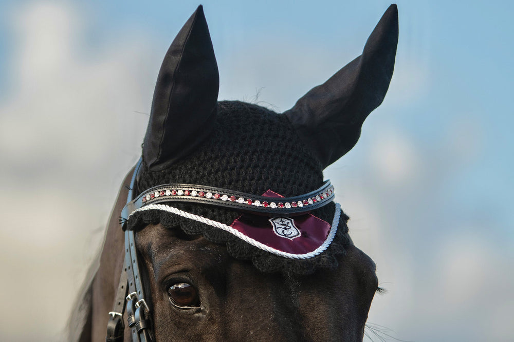 Electric Red Fly Hat - Equine Exchange Tack Shop