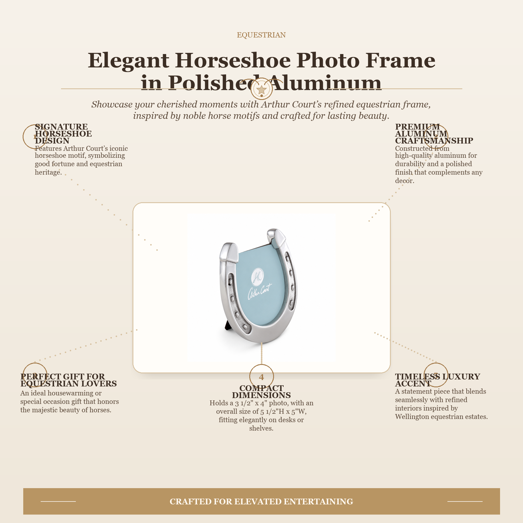 Horseshoe Photo Frame