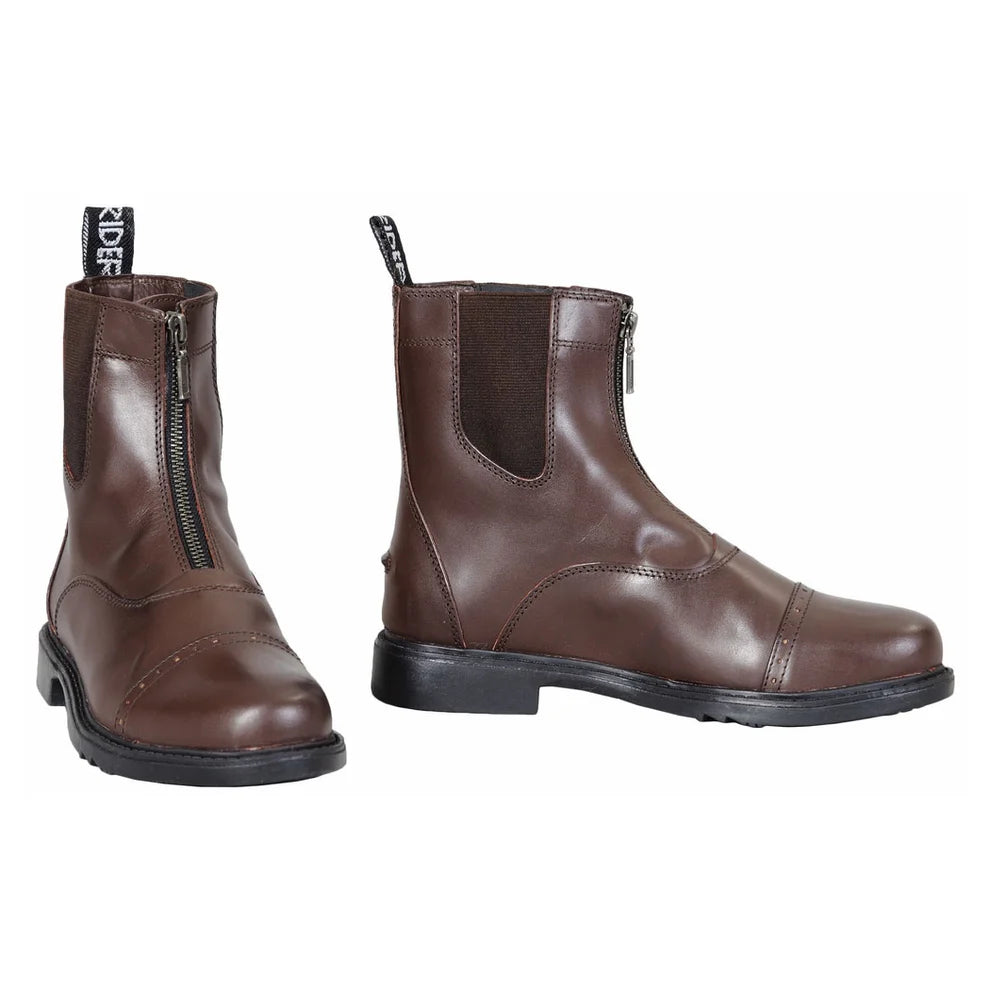 Baroque Mens Zip Paddock Boots