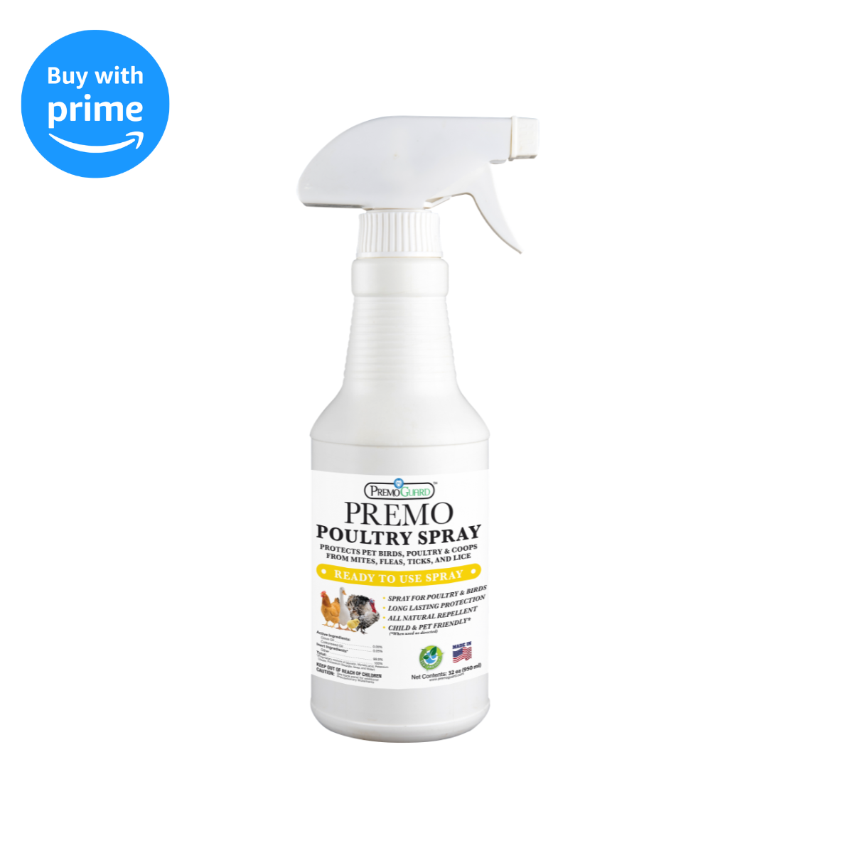 Plant Based All Natural Non-Toxic Poultry Spray  