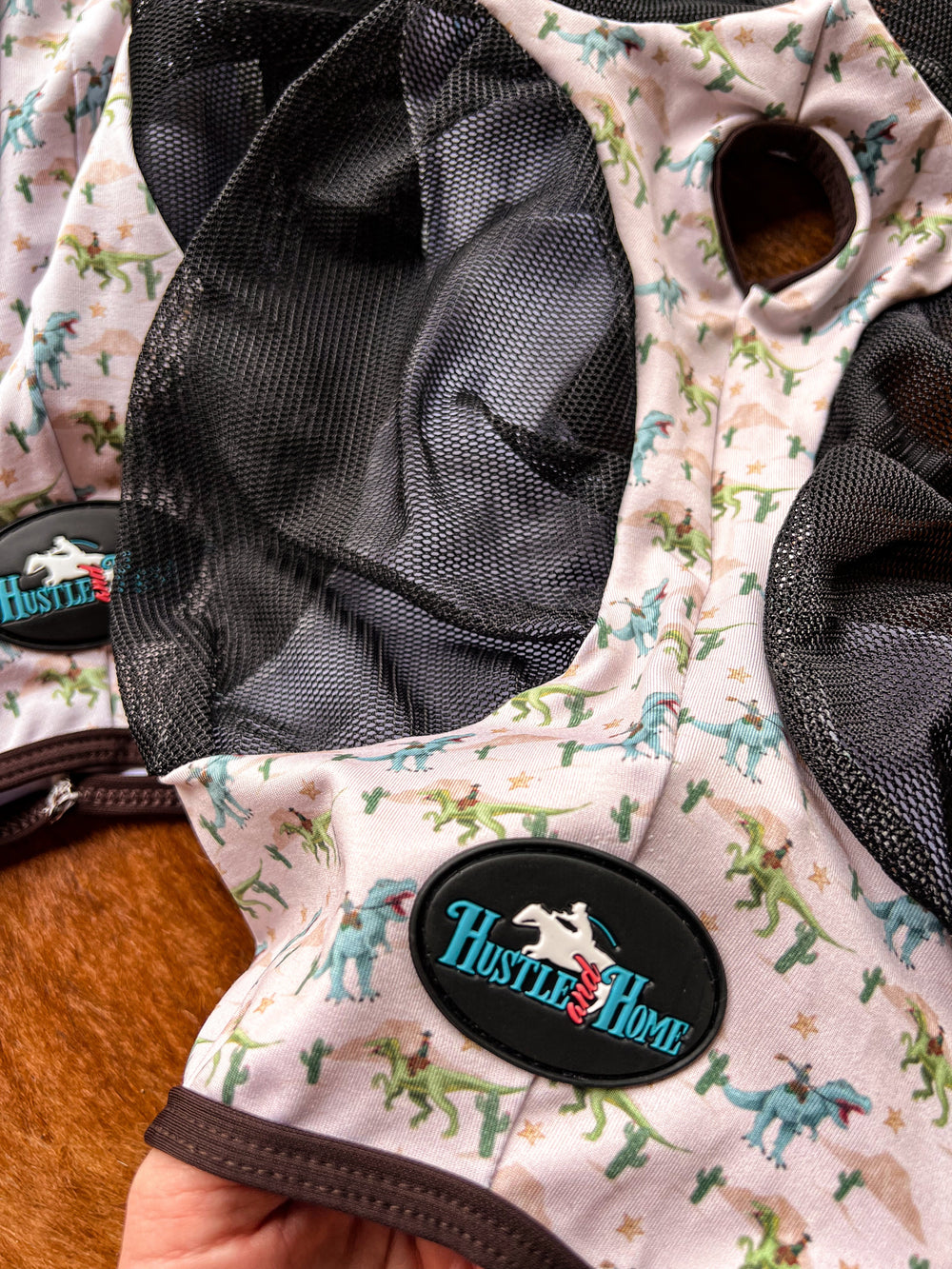 Jurassic Ranch Fly Mask - Equine Exchange Tack Shop