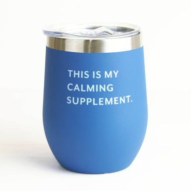 Calming Supplement Wine Tumbler - Equine Exchange Tack Shop
