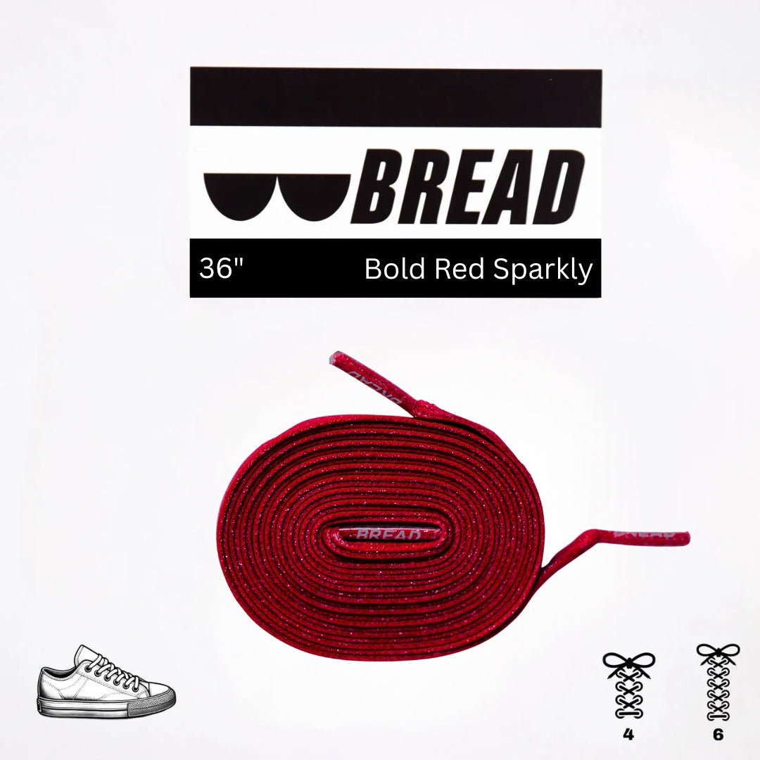 Bold Red Elastic Shoelaces  
