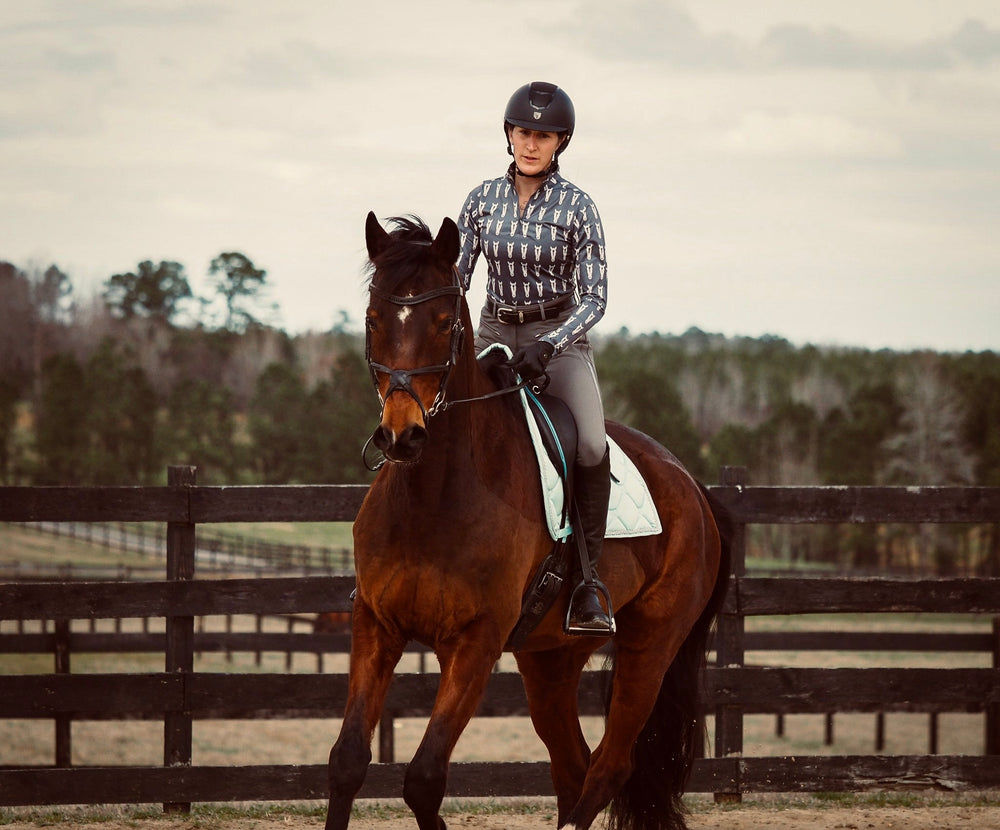 D. D. Prints with a Purpose DDF RENEE Long Sleeved Training Shirt - Equine Exchange Tack Shop