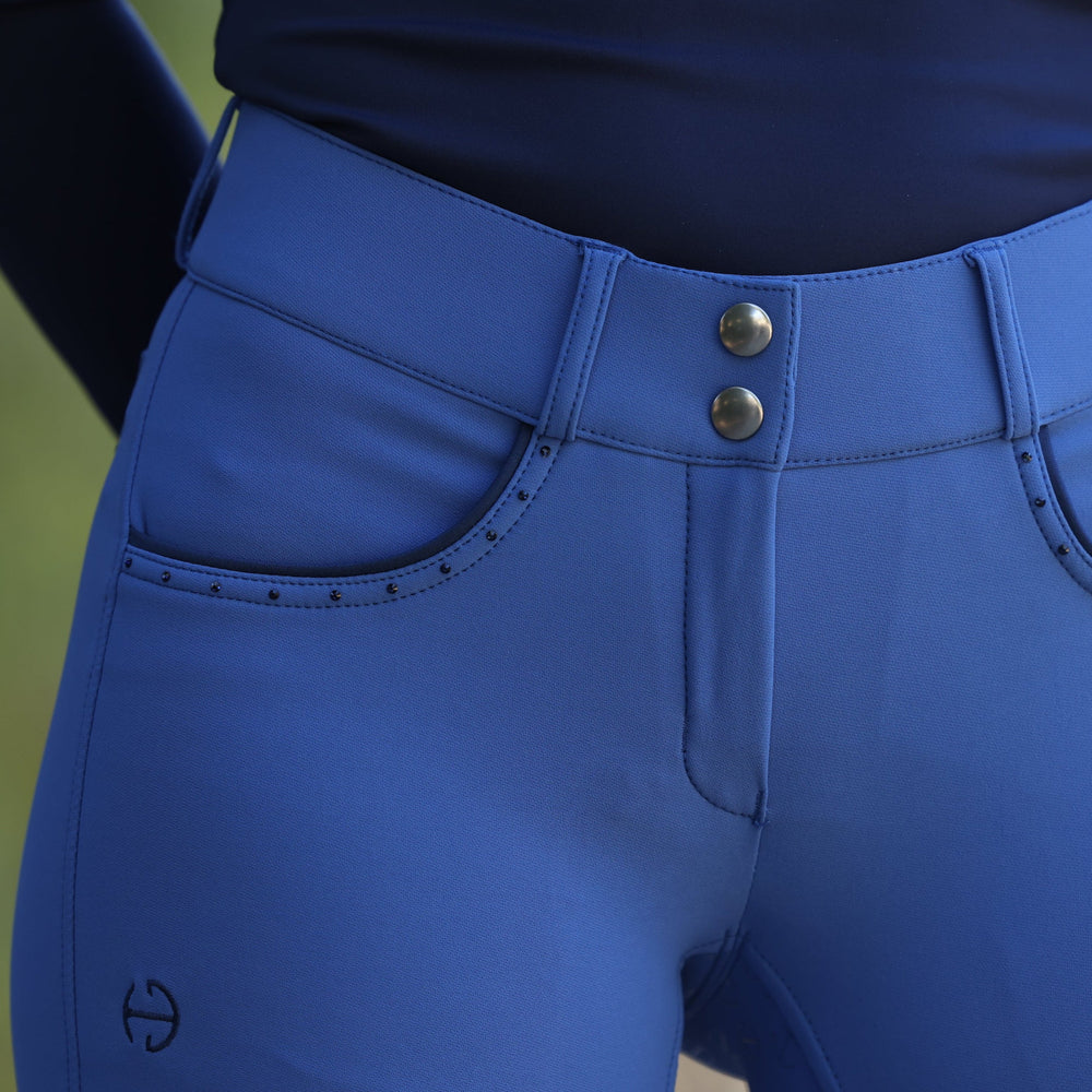 Crystal Evolution Full Seat Breeches - Delft Blue - Equine Exchange Tack Shop