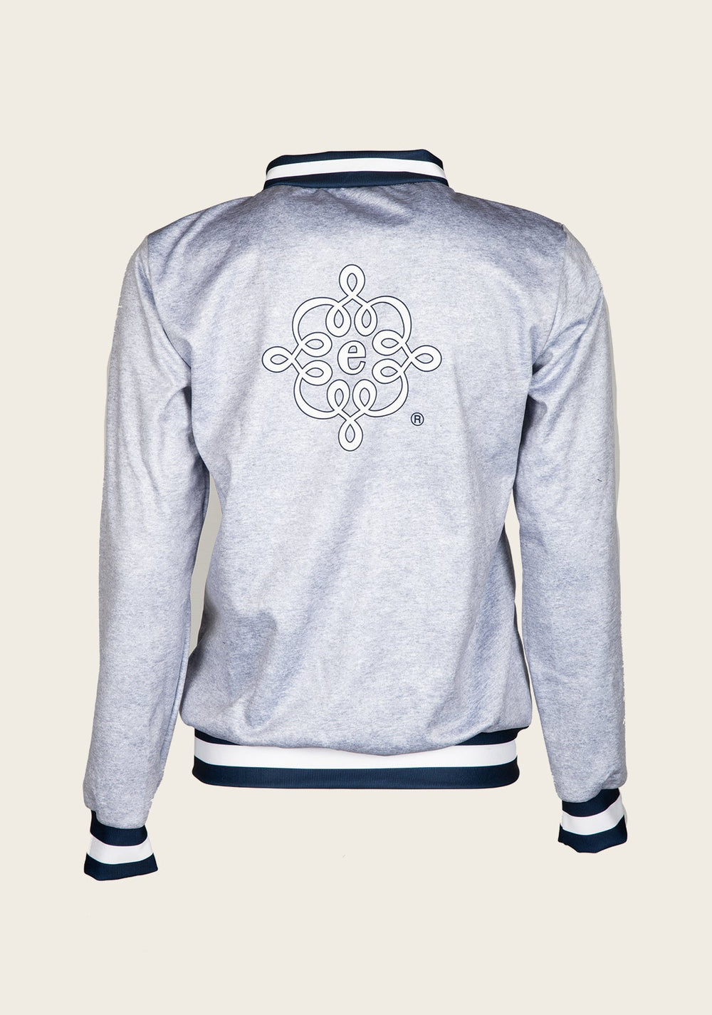 On SALE!!!  Espoir Melange Grey SPORT Bomber Jacket - Equine Exchange Tack Shop