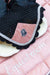 Powder Pink Suede Fly Hat - Equine Exchange Tack Shop