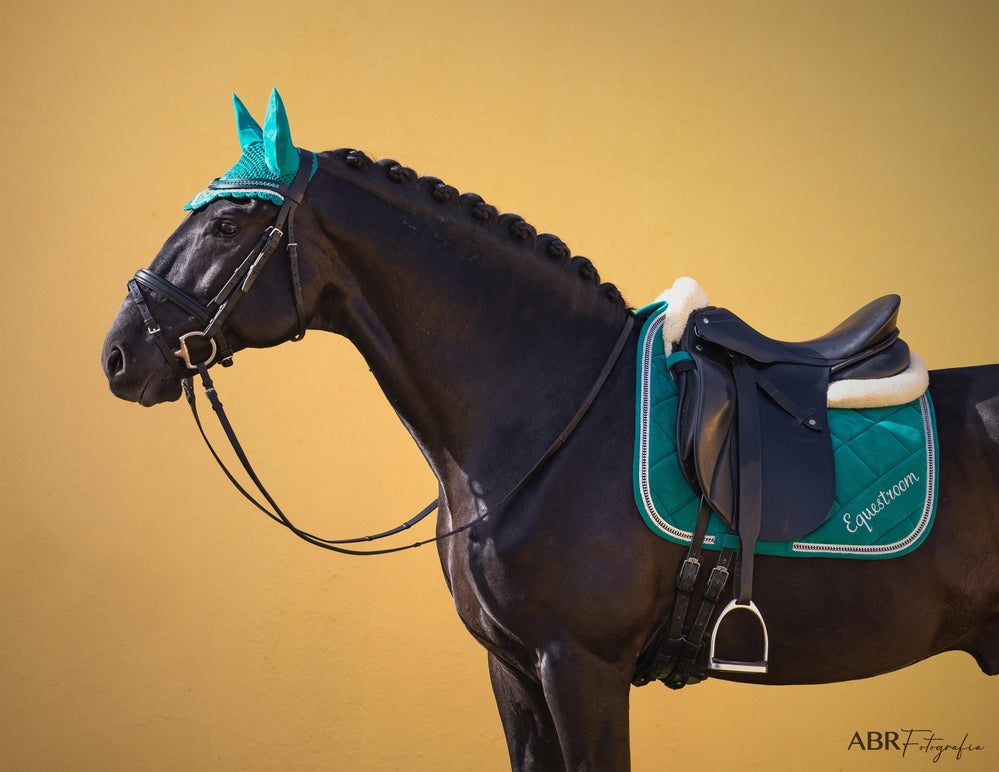 Teal Fly Hat - Equine Exchange Tack Shop