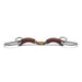 Baucher Lozenge Leather Covered Snaffle - Equine Exchange Tack Shop