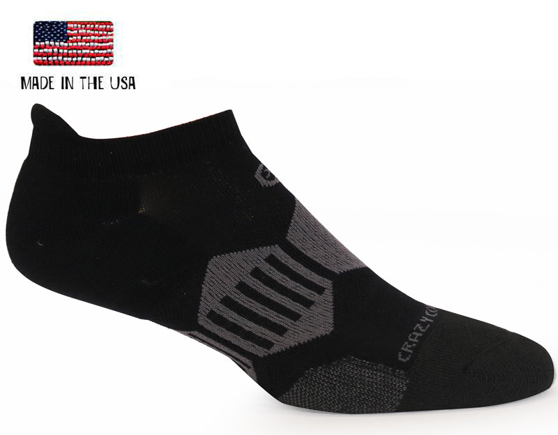 Vadar Black - Elite Running Socks - Equine Exchange Tack Shop
