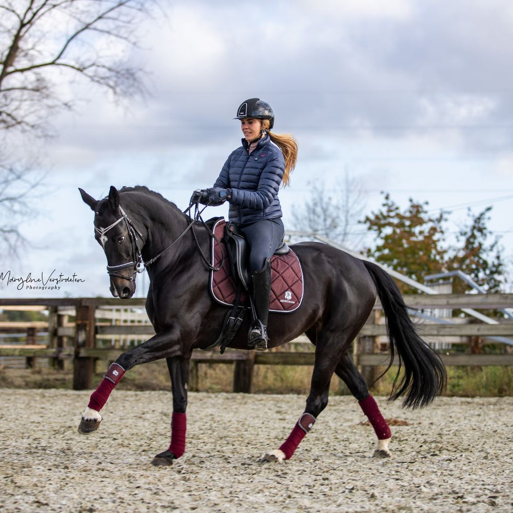 Burgundy Polo Wraps - Equine Exchange Tack Shop