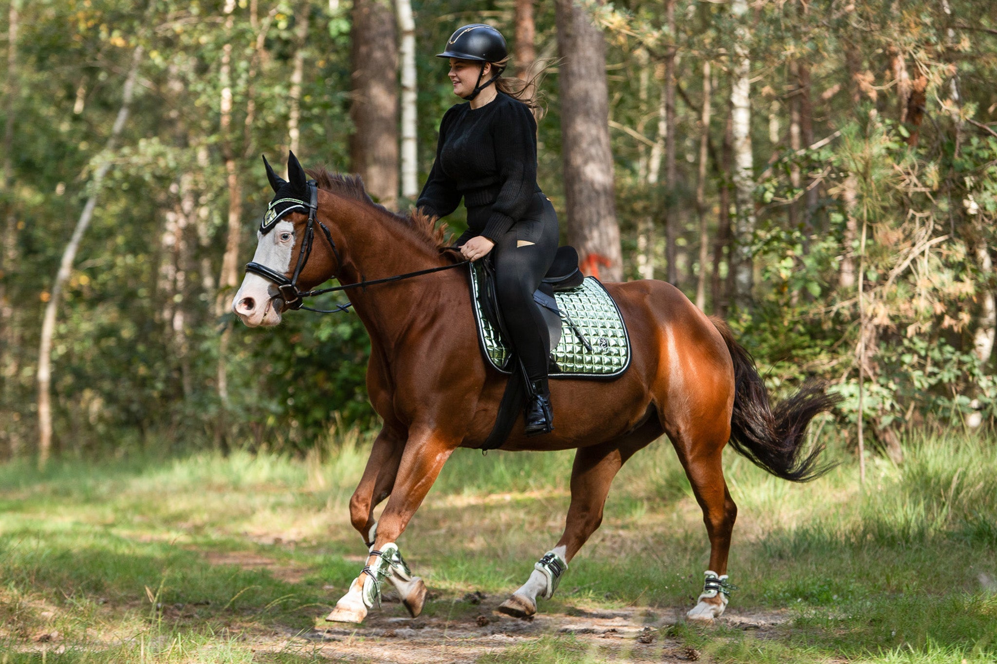 Green Lily Open-Front Boots - Equine Exchange Tack Shop