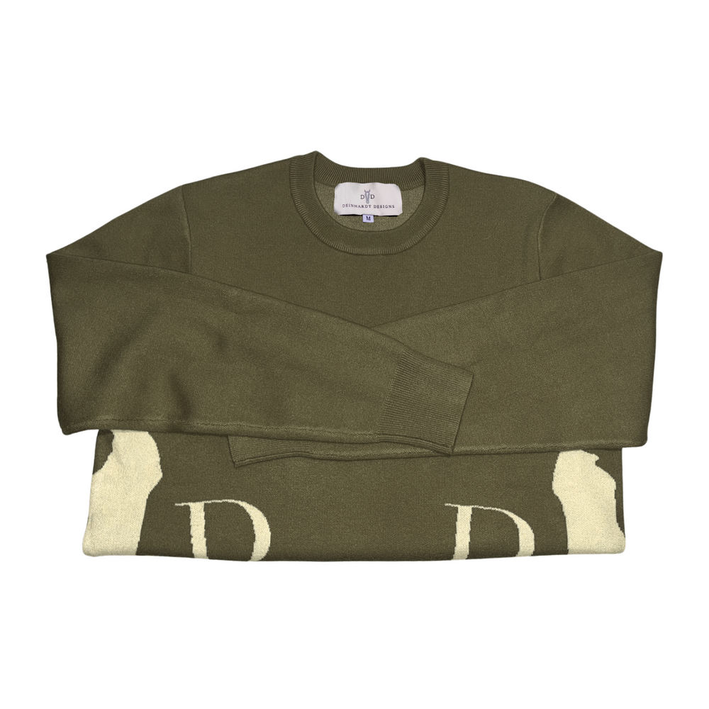 The Deinhardt HERITAGE Sweater - Vintage Green - Equine Exchange Tack Shop