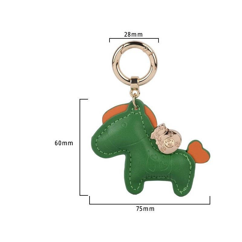 Adorable Horse-Shaped Keychain Pendant - Equine Exchange Tack Shop