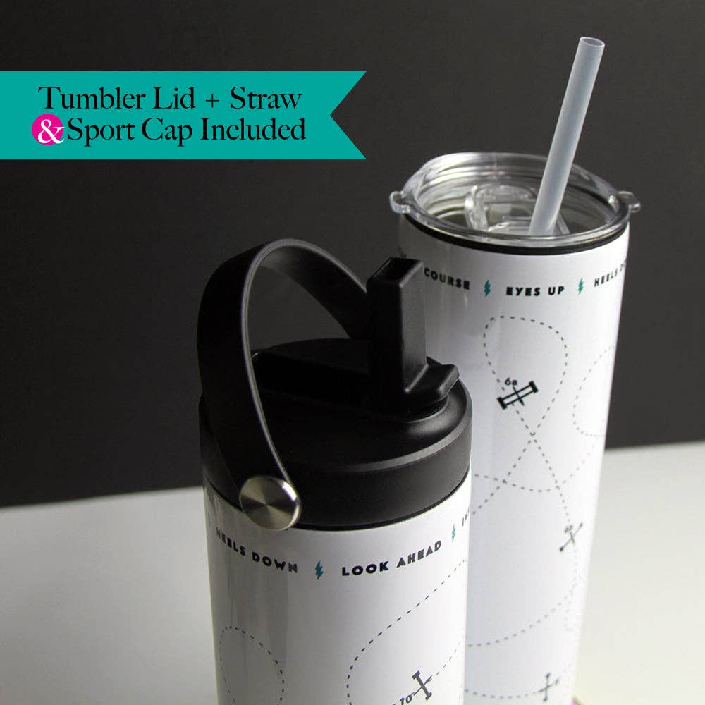 Off Course Stainless Steel Water Bottle - Equine Exchange Tack Shop