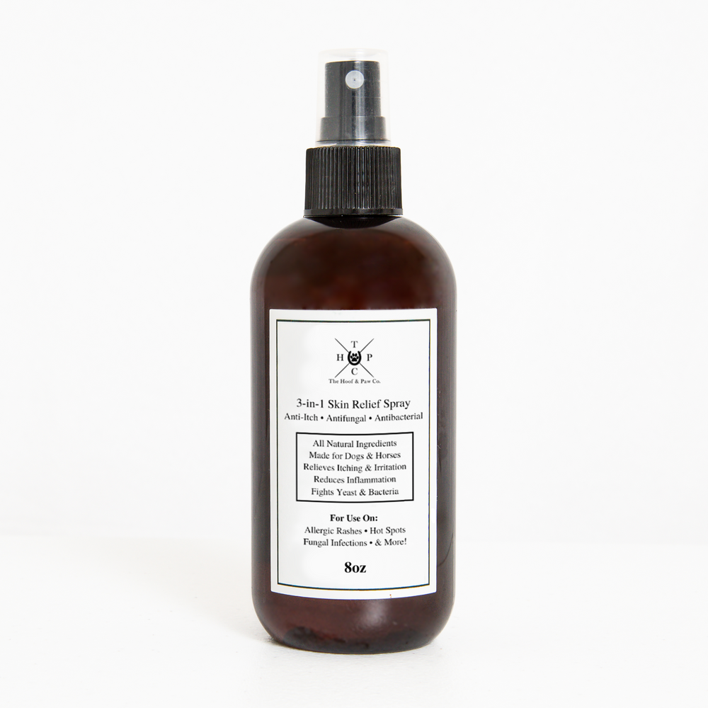 All Natural 3-in-1 Skin Relief Spray - for Dogs & Horses (8oz or 16oz) - Equine Exchange Tack Shop