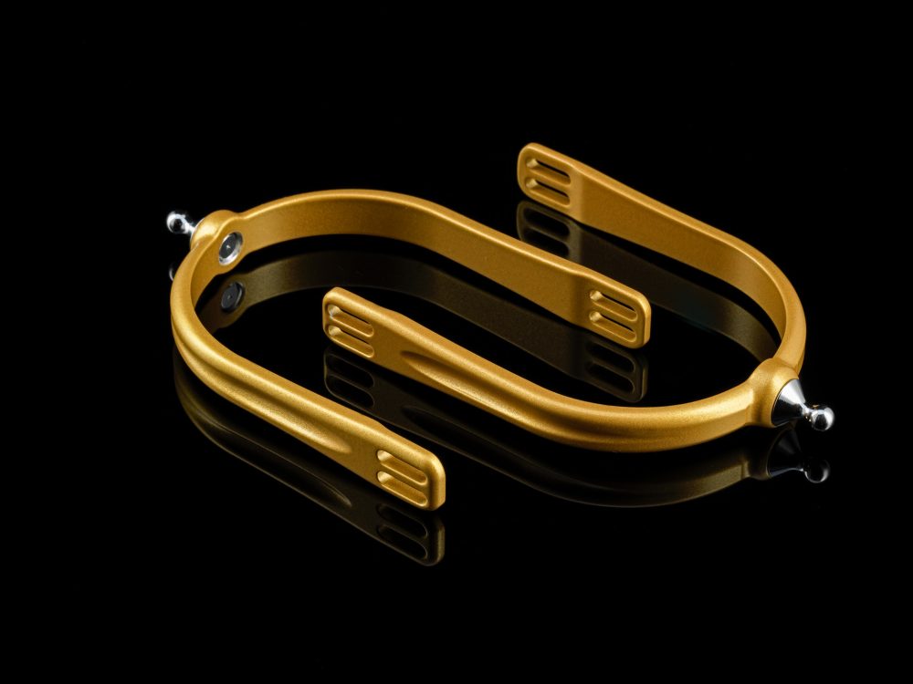 American Equus Quik-X Interchangeable English Spurs Illusion Gold - Equine Exchange Tack Shop