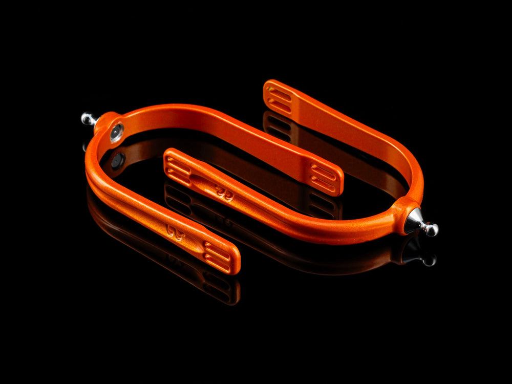 American Equus Quik-X Interchangeable English Spurs Illusion Orange - Equine Exchange Tack Shop