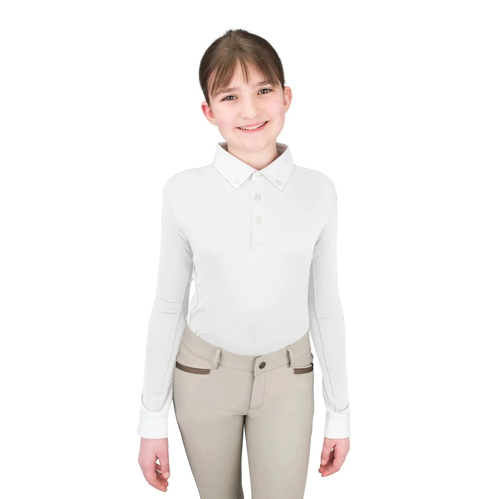 Ovation Long Sleeve Polo Show Shirt - Equine Exchange Tack Shop