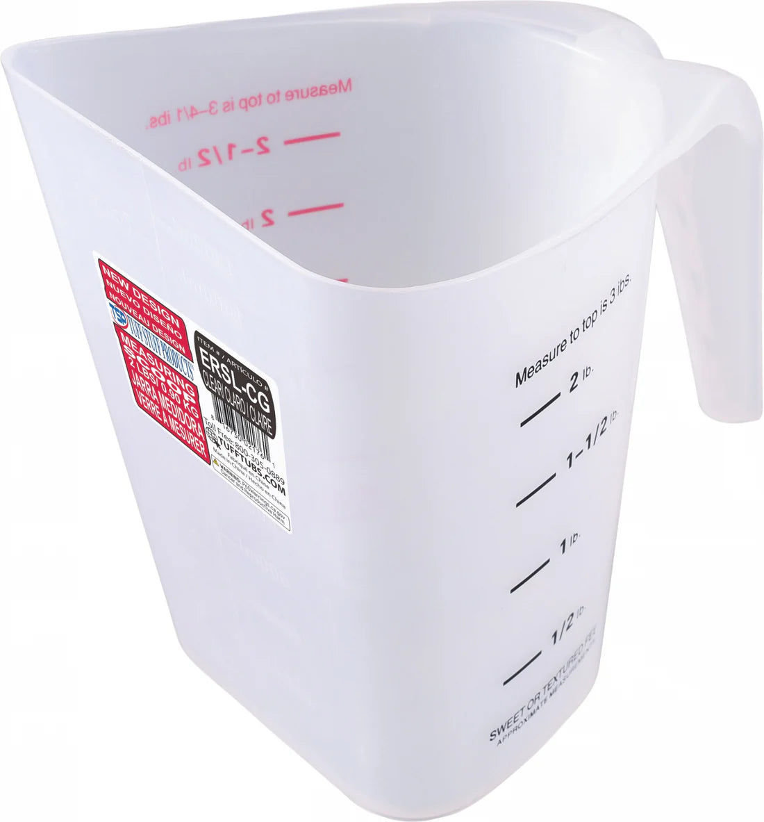Tuff Stuff Ergonomic Wet/Dry Measuring Scoop - 2lb