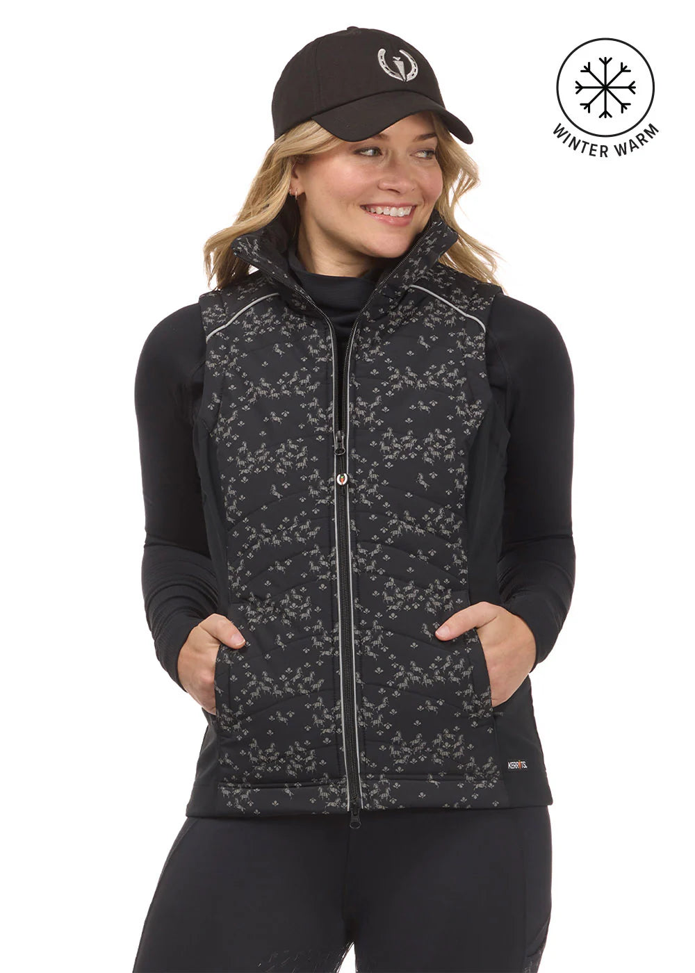 Happy Herds Reflective Quilted Vest - Equine Exchange Tack Shop