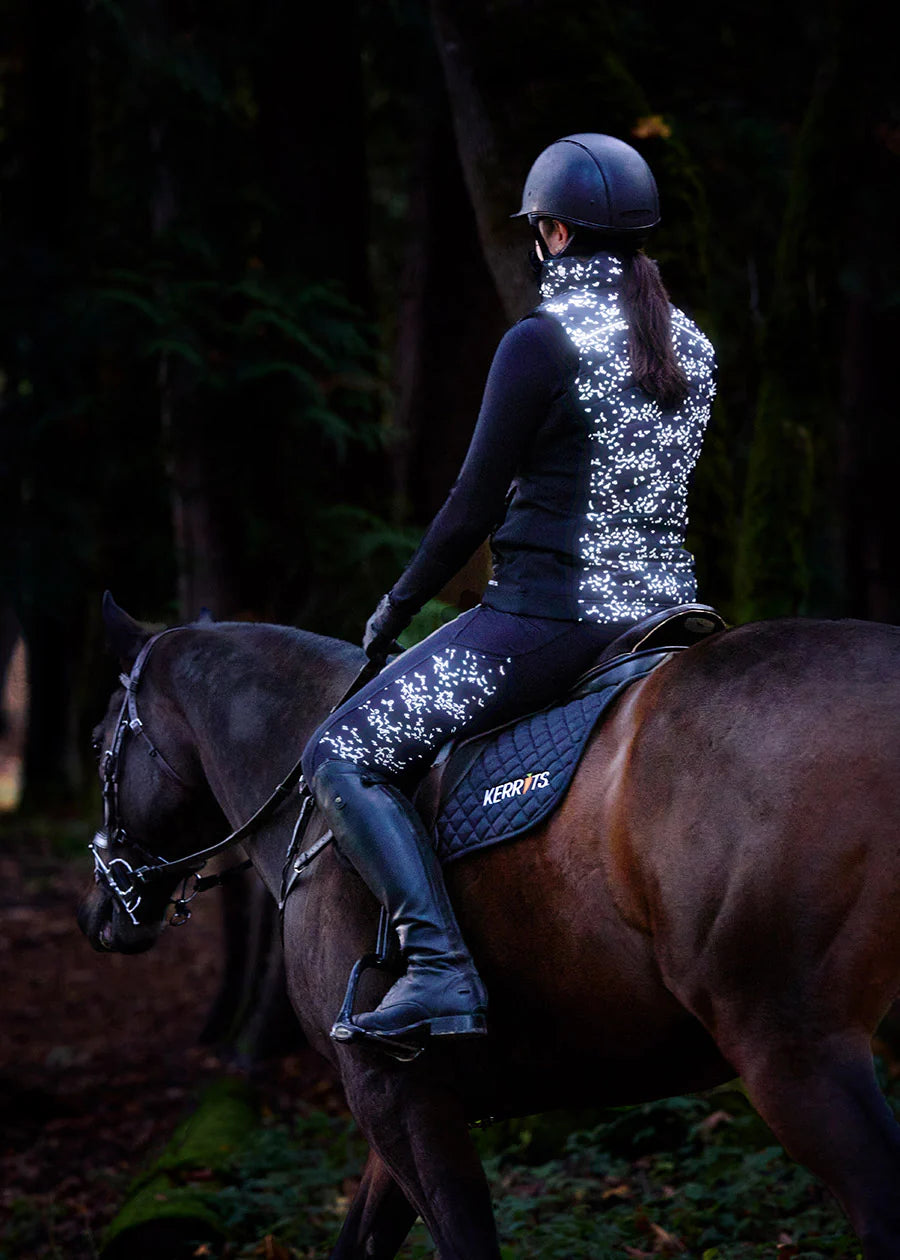 Happy Herds Reflective Quilted Vest - Equine Exchange Tack Shop